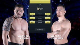 Вагнер Прадо vs. Алексей Ефремов  Wagner Prado vs. Alexey Efremov  ACA 175