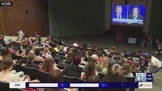 Lewis & Clark students react to Trump v Harris debate