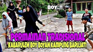 SUASANA PEDESAAN - PERMAINAN TRADISIONAL SERU.. - KABARULEM BOY - BOYAN DI KAMPUNG BARUJATI