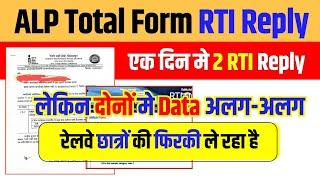 ALP Total Form Fillup Data  2 New RTI Reply️