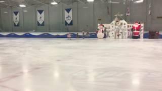 4 year old figure skater Madison Skates Pre-Alpha Holiday Program