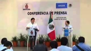 Segob y Sinaloa firman pacto pro periodistas .