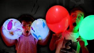 LED BALLOONS THAT GLOW IN THE DARK WITH MARCOS AND LAURA - Brancoala Toys