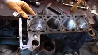Часть 7 Lada Капитальный ремонт ВАЗ 2107 1600  Установка поршневой в блок цилиндров
