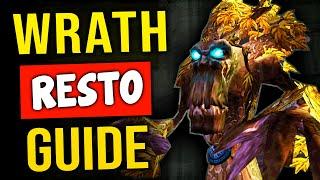 WotLK CLASSIC RESTO DRUID GUIDE Talents Weak Auras Rotation and more - WotLK Classic