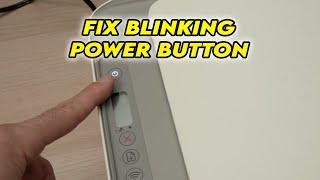 HP Printer not turning On? Power button Blinking - How to Fix it