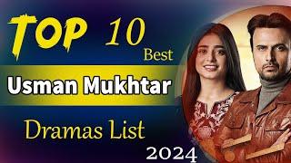 Top 10 Usman Mukhtar Dramas List  Osman Mukhtar new Drama  Pakistani drama  #jafaa