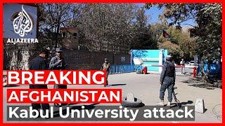 Gunshots fired inside Kabul University officials