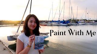 watercolor painting my travels again  art travel vlog