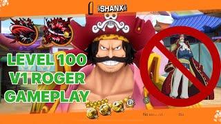 LEVEL 100 V1 ROGER IN DARK ROGER ERA  ONE PIECE BOUNTY RUSH  OPBR