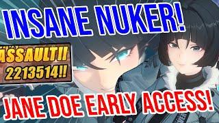 Jane Doe is an INSANE NUKER Early Access & First Impressions Zenless Zone Zero 1.1