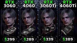 RTX 3060 vs RTX 4060 vs RTX 3060 Ti vs RTX 4060 Ti  15 Games at 1080p1440p The Ultimate Comparison
