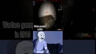 Warface gameplay in 2013 and 2024