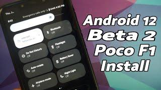Poco F1  Install Android 12 Beta 2  Android 12 Beta 2 Poco F1
