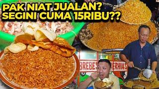 YANG MAKAN BISA 2 ORANG NASI GORENG PORSI TERBANYAK CUMA 15RIBU