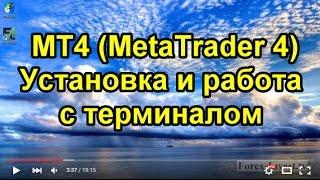 МТ4 MetaTrader 4 - Установка и работа с терминалом