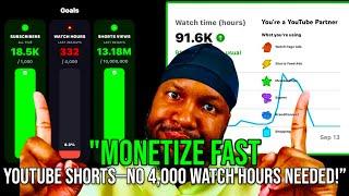 “Monetize FAST with YouTube Shorts—No 4000 Watch Hours Needed”