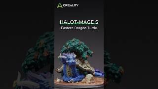 3D printed Eastern dragon turtle by #halotmages see vivid textures across every inch of its body