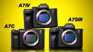 Best Sony Full Frame Camera To Buy a7C vs a7IV vs a7Siii