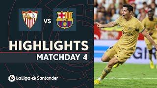 Highlights Sevilla FC vs FC Barcelona 0-3