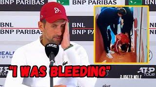 Novak Djokovic on punch in head It was an ACCIDENT - Rome 2024