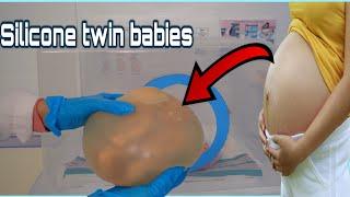 Shes in Labor Womb Birth of Twin Reborn silicone babies Reborn videos