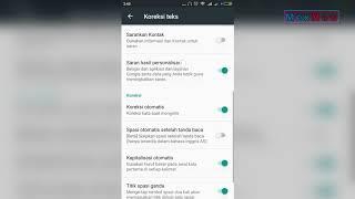 Cara Menonaktifkan Auto Correction di Google Keyboard Android Mematikan Koreksi Otomatis