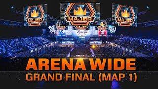 FACEIT London Major 2018 - NaVi vs Astralis Map 1 - Arena Wide
