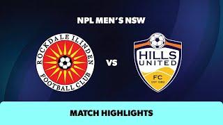 NPL Mens NSW Round 22 Highlights – Rockdale Ilinden v Hills United