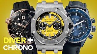 WTF Are Diver  Diving Chronographs? Omega JLC Seiko Oris Blancpain