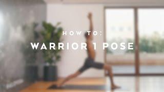 How To Warrior 1 Pose with Andrew Sealy