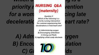 maternity nursing questions and answer #maternity #nursingquestion #nclexrnexam  #prometricexam #rn