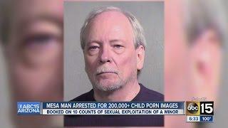 Man caught with 200K images of child porn