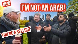 Im not Arab Youre a sellout Hamza Vs Lebanese Christian  Speakers Corner Hyde Park