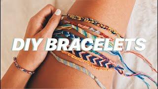 DIY 4 EASY FRIENDSHIP BRACELETS  jada draper