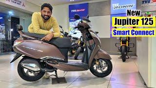 Tvs Jupiter 125 E20 Smart Connect Latest 2024 Model Price  Mileage New Features Full Review