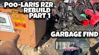 Poo-laris RZR Rebuild Part 1  Garbage Find  Polaris RZR 170