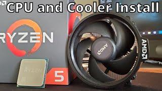 How to install a Ryzen CPU and its Wraith Stealth Cooler  AM4 socket  AMD