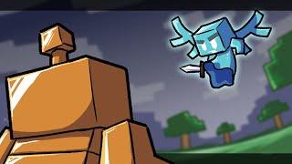 Copper Golem VS. Allay  Minecraft Animation