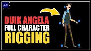 DUIK ANGELA EASY and SMART Character Rig in After Effects Tutorials