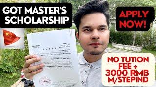 Masters Scholarship in China How I Did It + Tips for Your Success #studyinchina