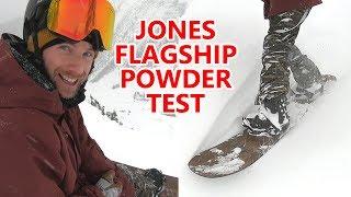 Testing the Jones Flagship Snowboard in Powder