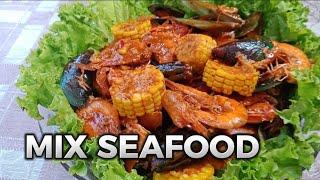 MIX SEAFOOD BOIL I USE SPRITE INSTEAD OF WATER ANG SARAP PALA GRABE #easyrecipe #easytocook