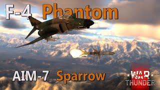 F-4 Phantom Engagement with AIM 7 Sparrows  FOX 1 Dogfight  War Thunder