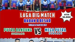 set 1 putra Mega vs putra Bandung  mbak Della cup