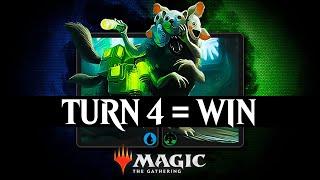  TURN 4 = WIN - THE FASTEST SIMIC COMBO IN STANDARD  Duskmourn House of Horror  MTG Arena