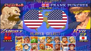 Super Street Fighter 2 Turbo  CigarBoB Usa vs FRANK PUNCHES Usa IV - 超级街霸2X