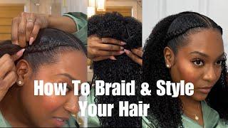 Ep.1 How To Braid It Yourself Series  Style Your Own Hair Step By Step