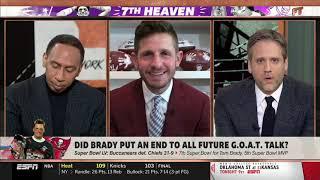 First Take  Max Shocked Brady Has Won 3 Super Bowls Since I Made Cliff Prediction  2-8-21