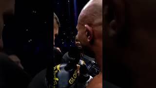 Overeem went face-to-face with Rico after beating Badr Hari at #COLLISION4